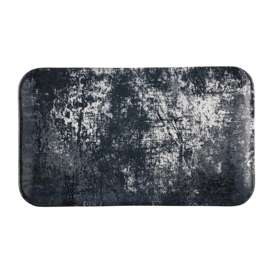 Dudson Makers Urban Organic Rectangular Plate Black 269 x160mm (12 Pack)