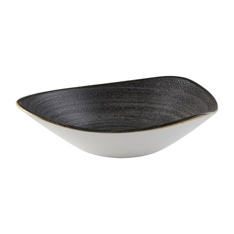 Churchill Stonecast Raw Lotus Bowls Black 229mm (12 Pack)
