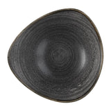 Churchill Stonecast Raw Lotus Bowls Black 178mm (12 Pack)