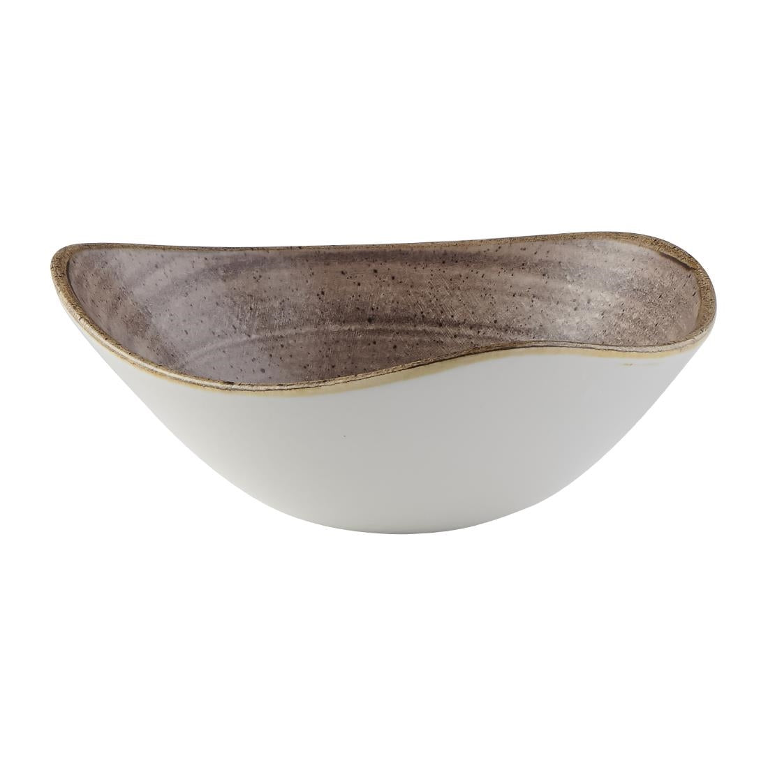 Churchill Stonecast Raw Lotus Bowls Brown 178mm (12 Pack)