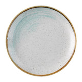 Churchill Stonecast Accents Evolve Coupe Plate Duck egg 219mm (12 Pack)