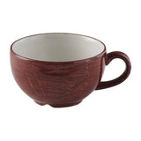Churchill Stonecast Patina Cappuccino Cups Red Rust 340ml (12 Pack)