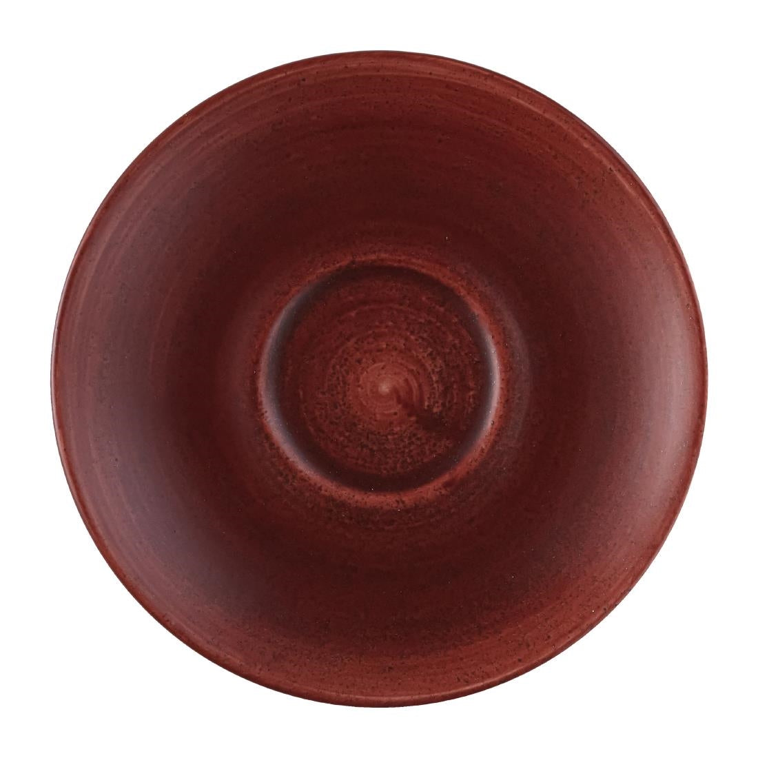 Churchill Stonecast Patina Cappuccino Saucer Red Rust 159mm (12 Pack)