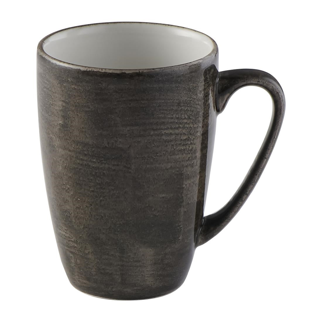 Churchill Stonecast Patina Profile Mug Iron Black 340ml (12 Pack)