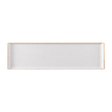 Churchill Melamine Stonecast Rectangular Buffet Tray 559x152mm (4 Pack)