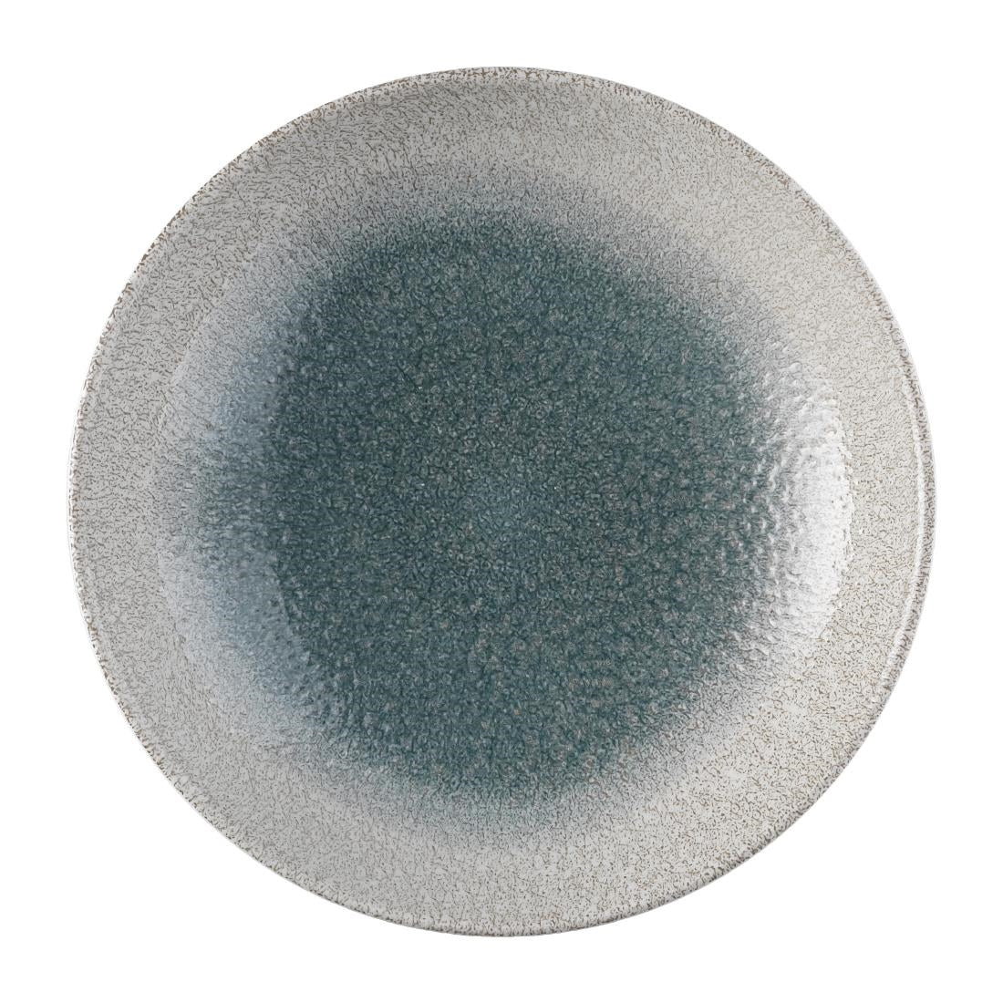 Churchill Raku Duo Agate Evolve Coupe Plates Topaz 260mm (12 Pack)