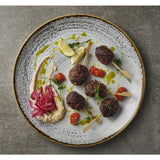 Churchill Studio Prints Homespun Accents Jasper Evolve Coupe Plate Grey 219mm (12 Pack)