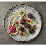 Churchill Studio Prints Homespun Accents Evolve Coupe Plates Jasper Grey 286mm (12 Pack)