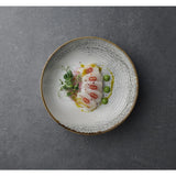 Churchill Studio Prints Homespun Accents Jasper Coupe Bowls Grey 182mm (12 Pack)