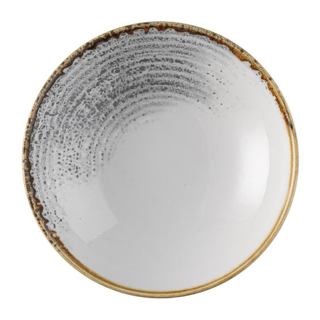 Churchill Studio Prints Homespun Accents Jasper Coupe Bowls Grey 182mm (12 Pack)