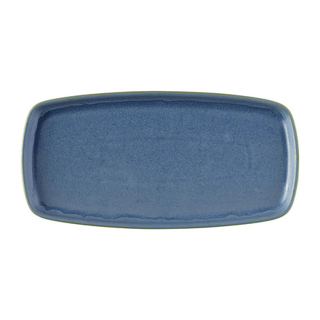 Churchill Emerge Oslo Blue Oblong Plates 287x146mm (6 Pack)