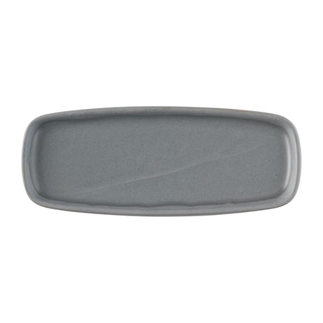 Churchill Emerge Seattle Grey Oblong Plates 254x77mm (6 Pack)