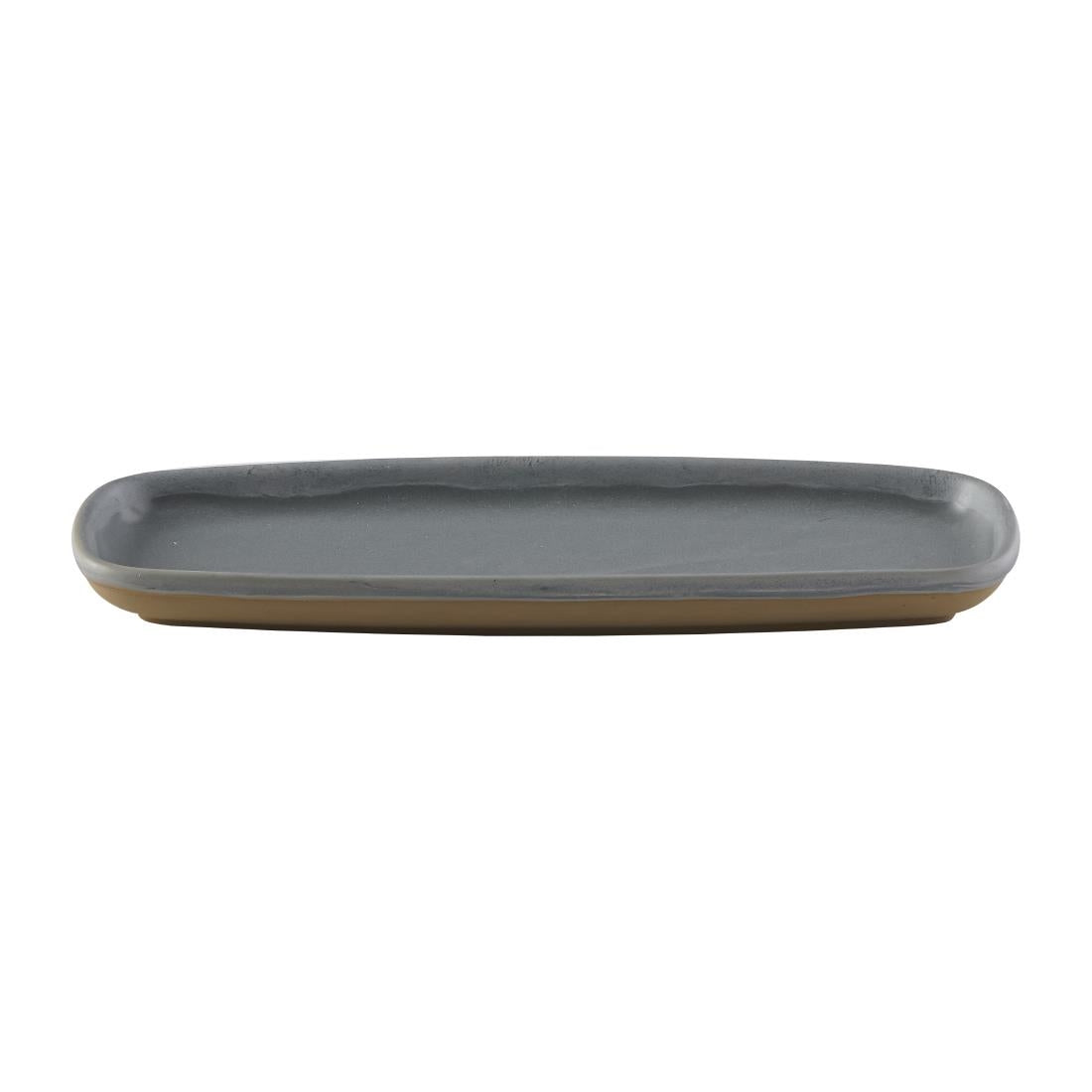 Churchill Emerge Seattle Grey Oblong Plates 254x77mm (6 Pack)