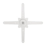 Bolero Cast Iron Round Table Base White