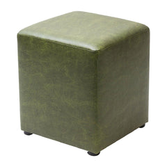 Cube Faux Leather Bar Stool Juniper (2 Pack)