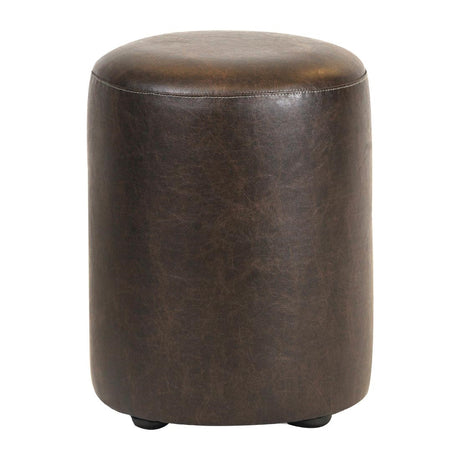 Cylinder Faux Leather Bar Stool Peat (2 Pack)