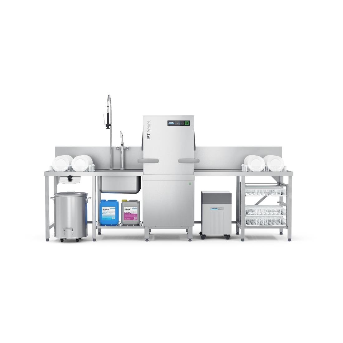 Winterhalter Pass Through Dishwasher PT-M with Water Softener and IDD