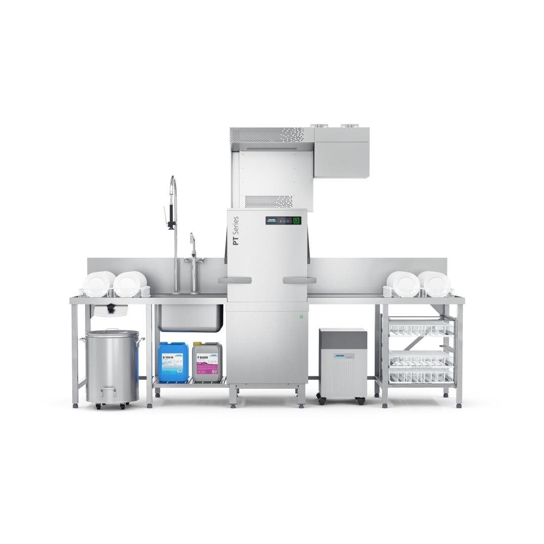 Winterhalter Pass Through Dishwasher PT-M with Water Softener and IDD