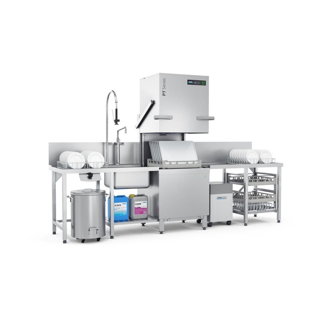 Winterhalter Pass Through Dishwasher PT-L with Water Softener and IDD