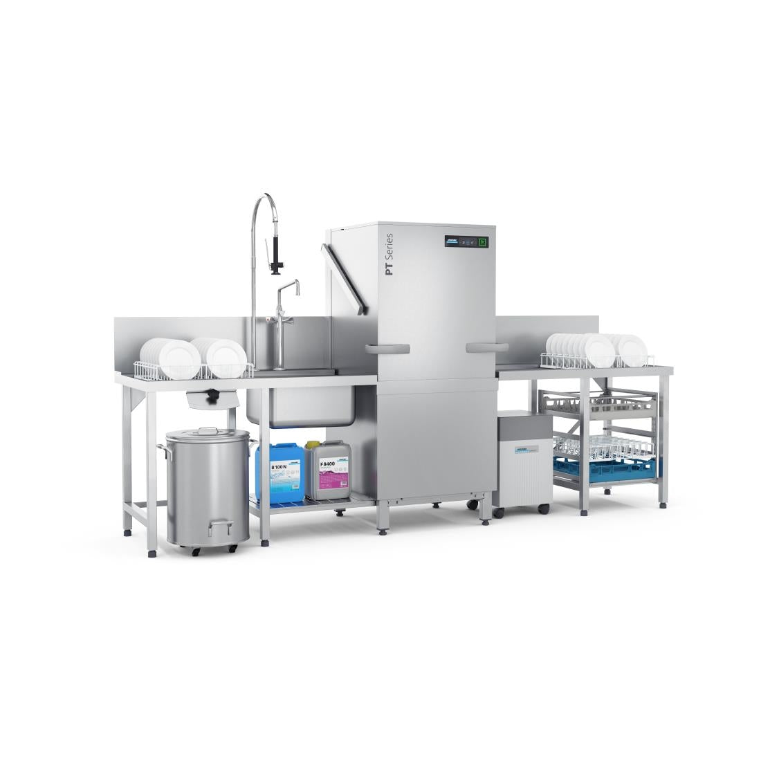 Winterhalter Pass Through Dishwasher PT-XL with Water Softener and IDD