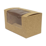 Fiesta Recyclable Bloomer Boxes with PET Window (500 Pack)