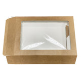Fiesta Recyclable Platter Box with PET Window Large (25 Pack)