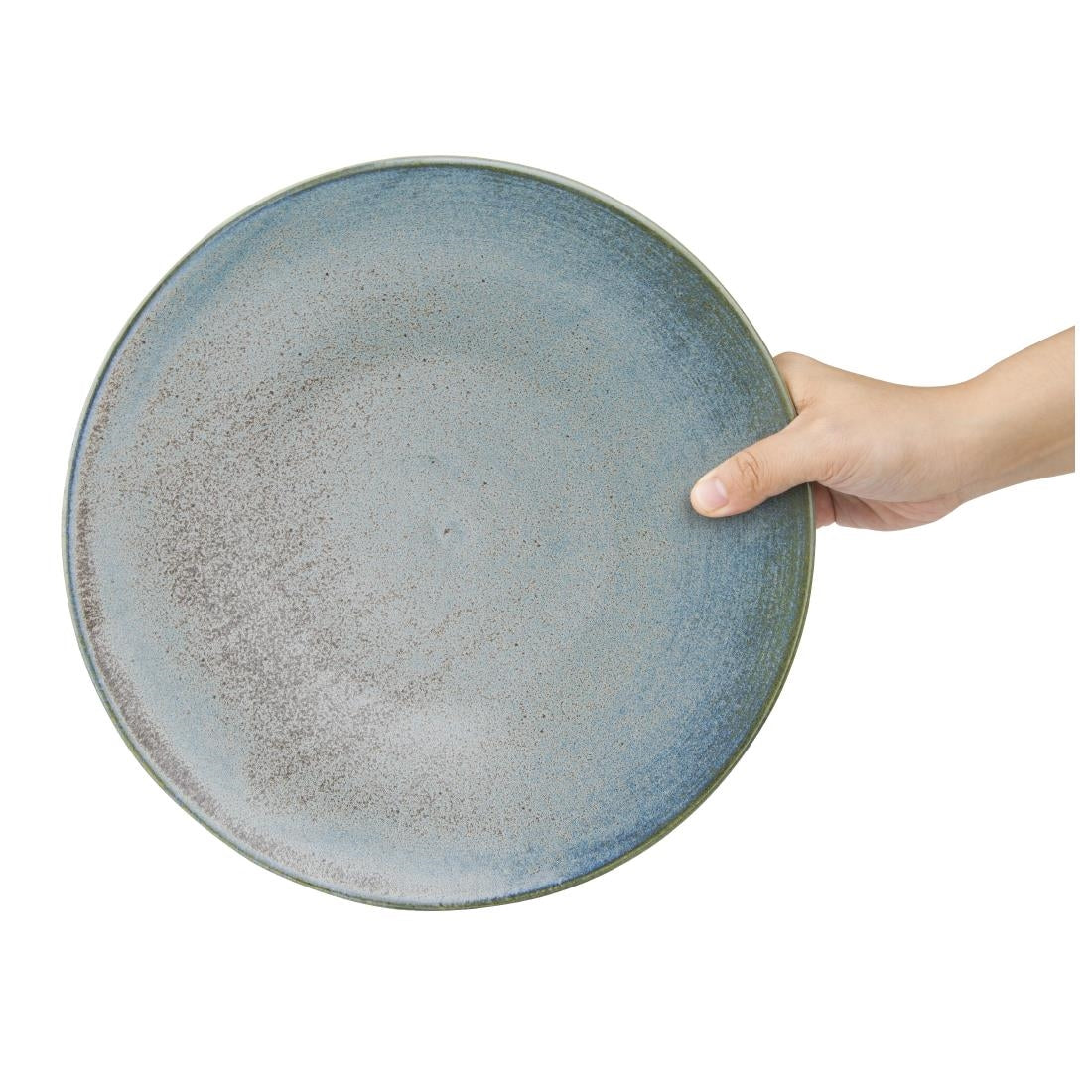 Olympia Ember Blue Coupe Plates 275mm (4 pack)