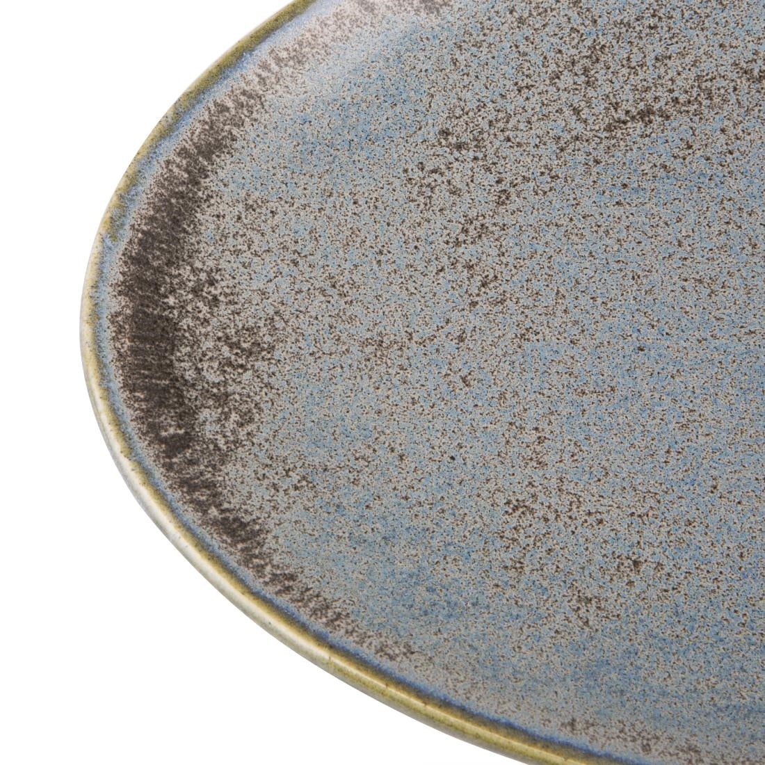 Olympia Ember Blue Triangle Plates 308mm (4 pack)