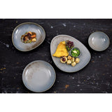 Olympia Ember Blue Triangle Bowls 245mm (4 pack)