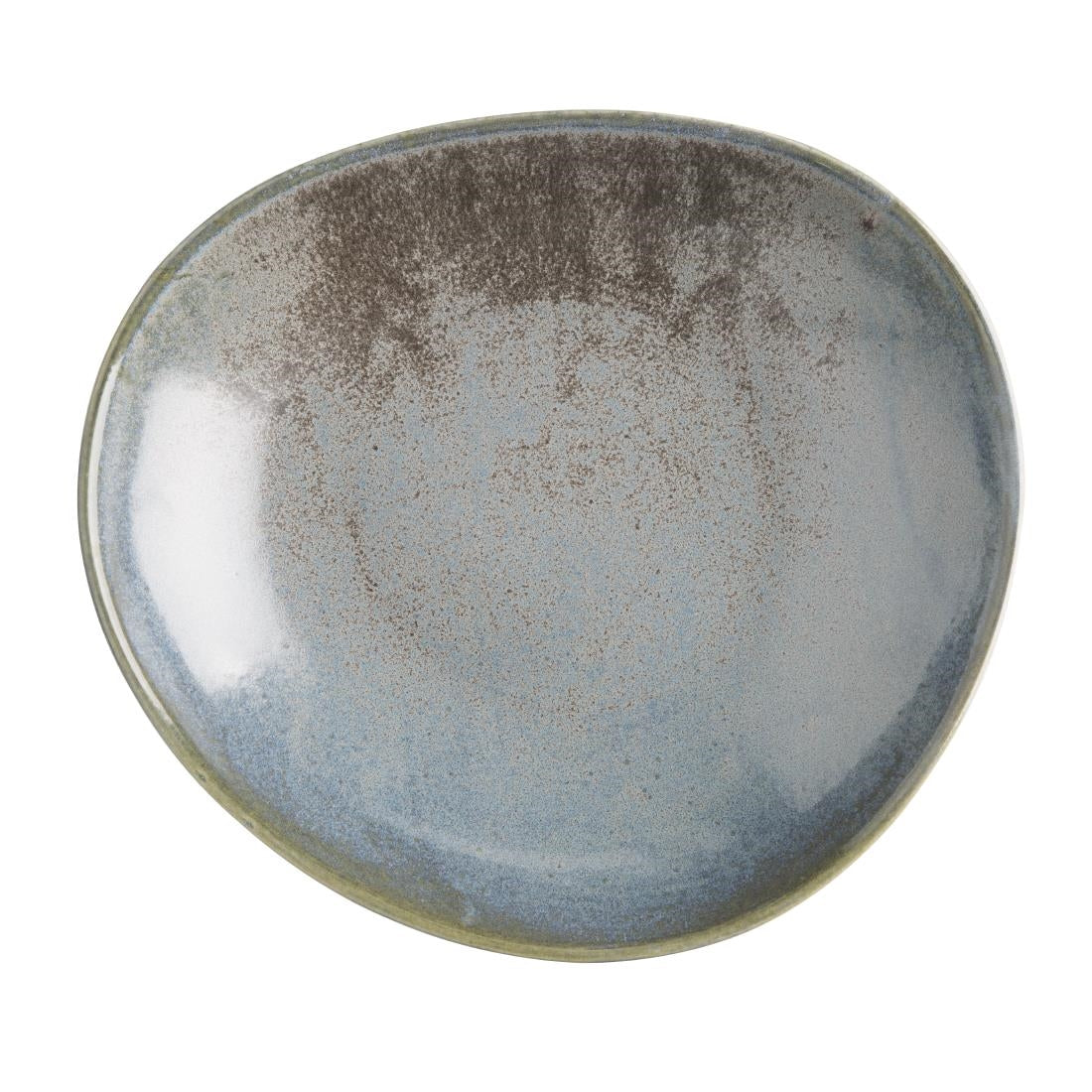 Olympia Ember Blue Triangle Bowls 245mm (4 pack)