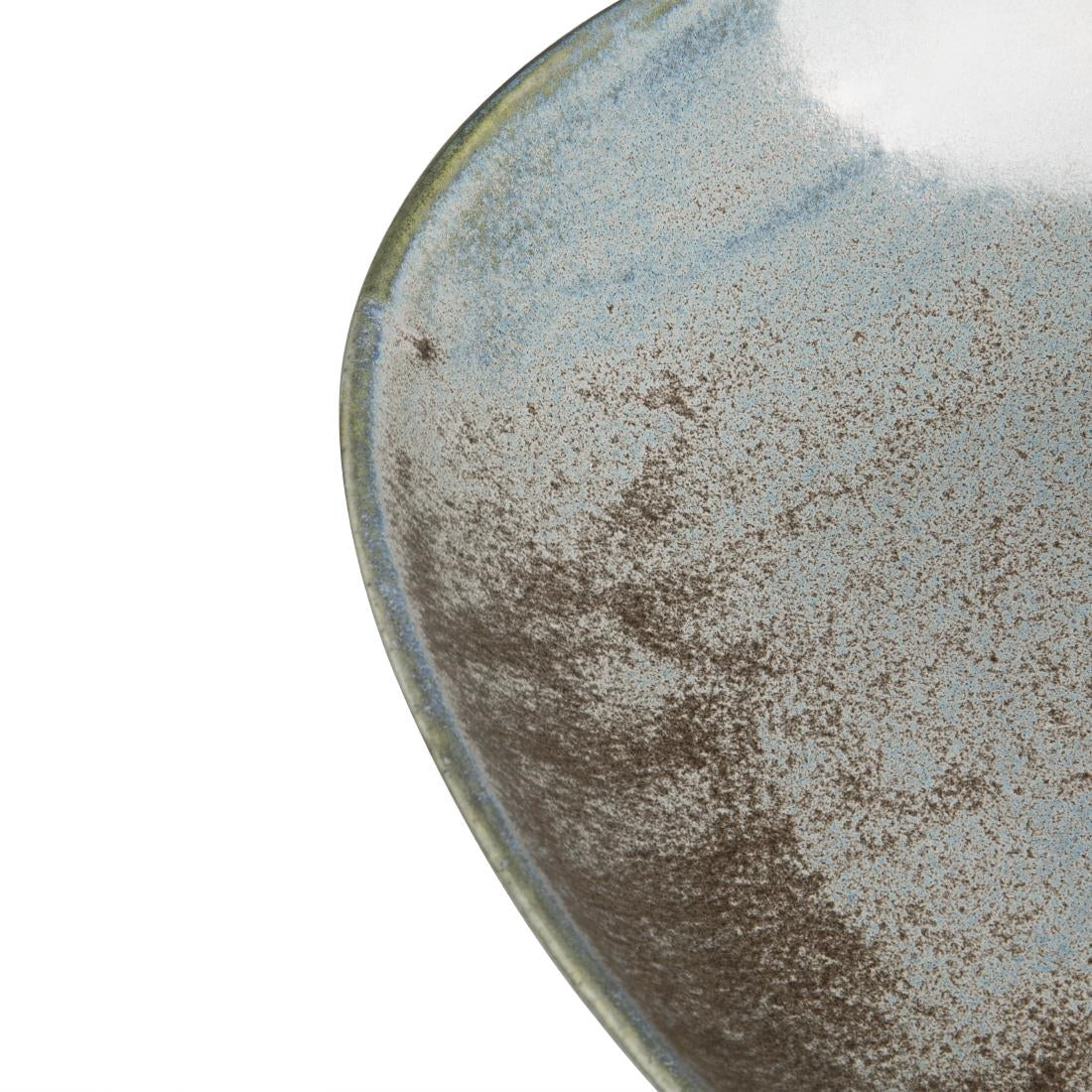 Olympia Ember Blue Triangle Bowls 245mm (4 pack)
