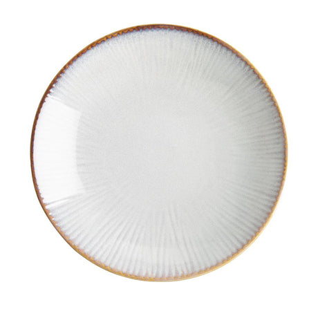 Olympia Drift Embossed Coupe Low Bowls 260mm (4 Pack)