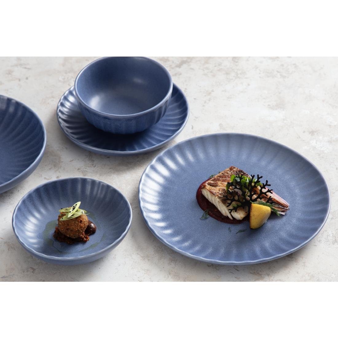 Olympia Corallite Coupe Bowls Blue 220mm (6 Pack)
