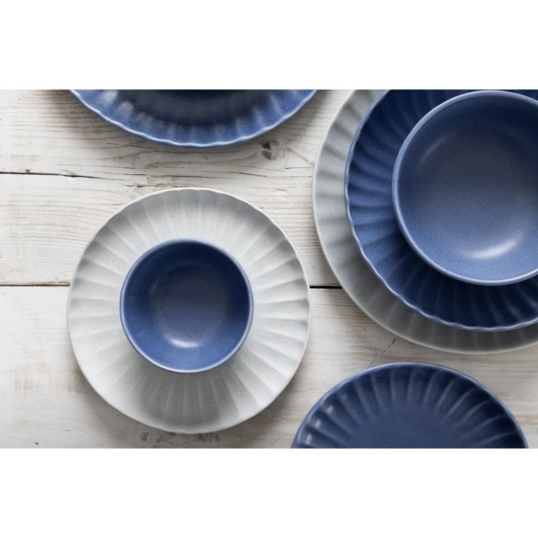 Olympia Corallite Plates Concrete Grey 205mm (6 Pack)