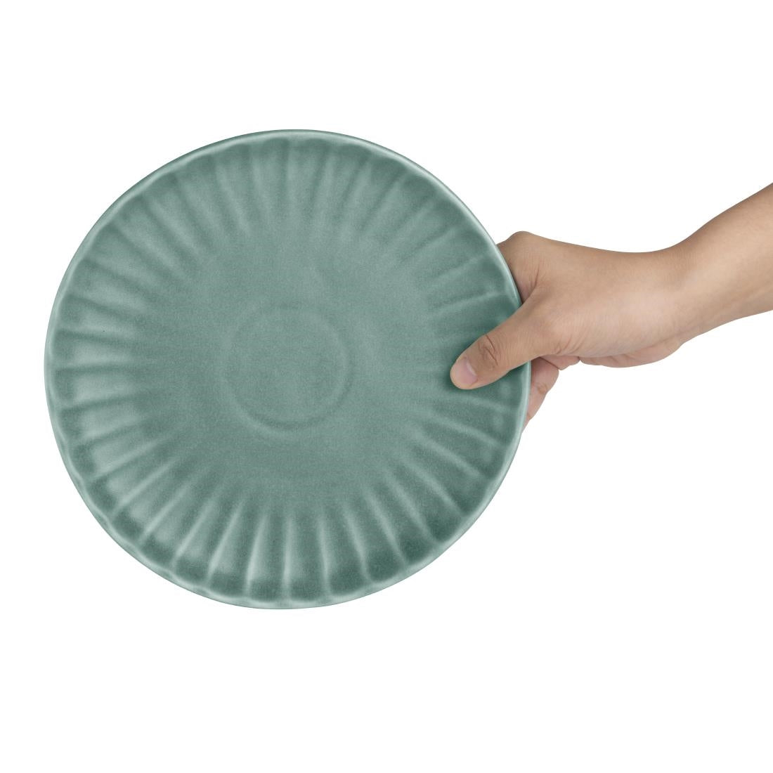 Olympia Corallite Plates Green 205mm (6 Pack)