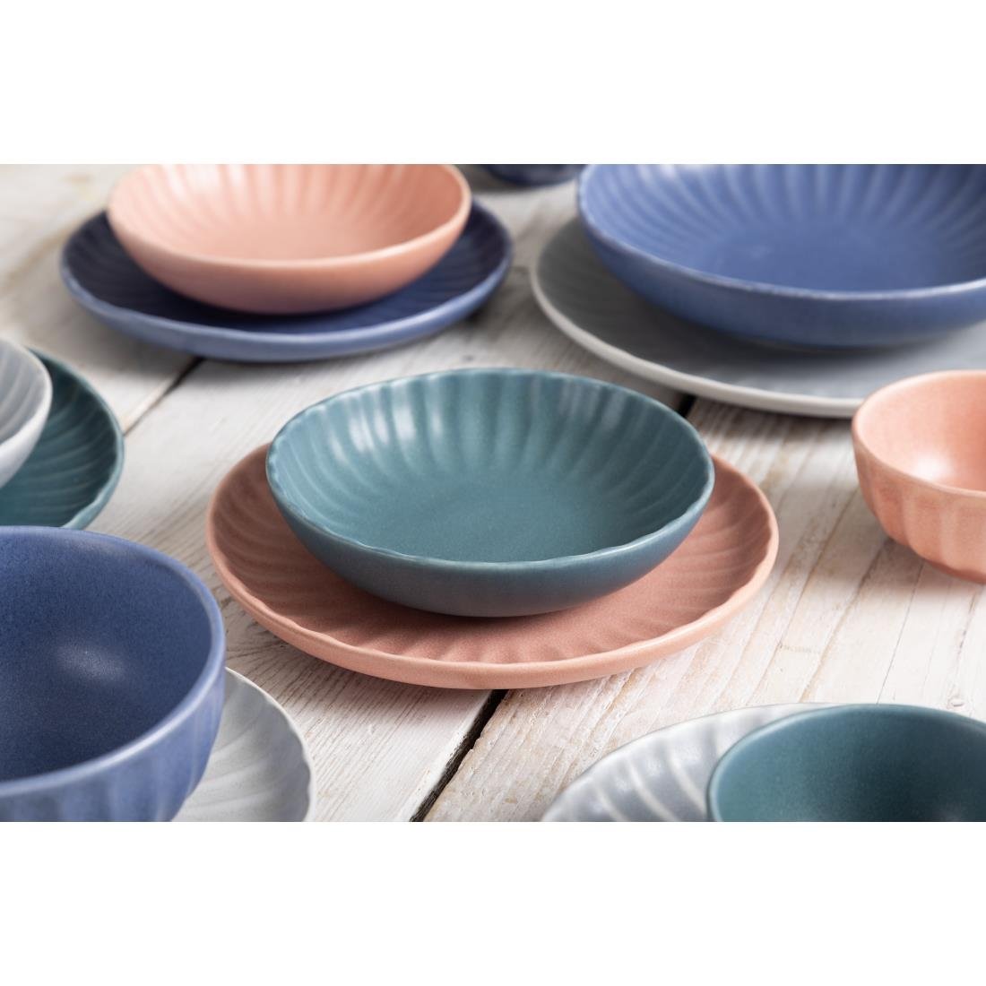 Olympia Corallite Plates Peach 205mm (6 Pack)
