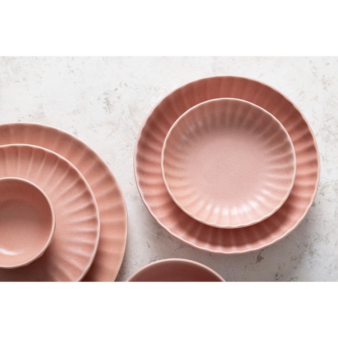 Olympia Corallite Coupe Bowls Peach 220mm (6 Pack)