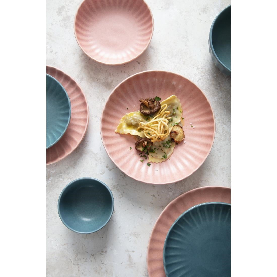 Olympia Corallite Coupe Bowls Peach 160mm (6 Pack)