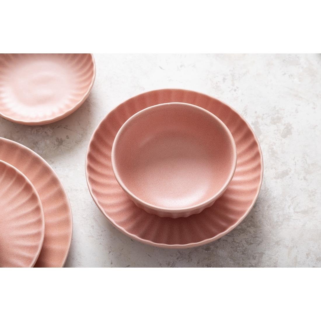Olympia Corallite Deep Bowls Peach 105mm (12 Pack)