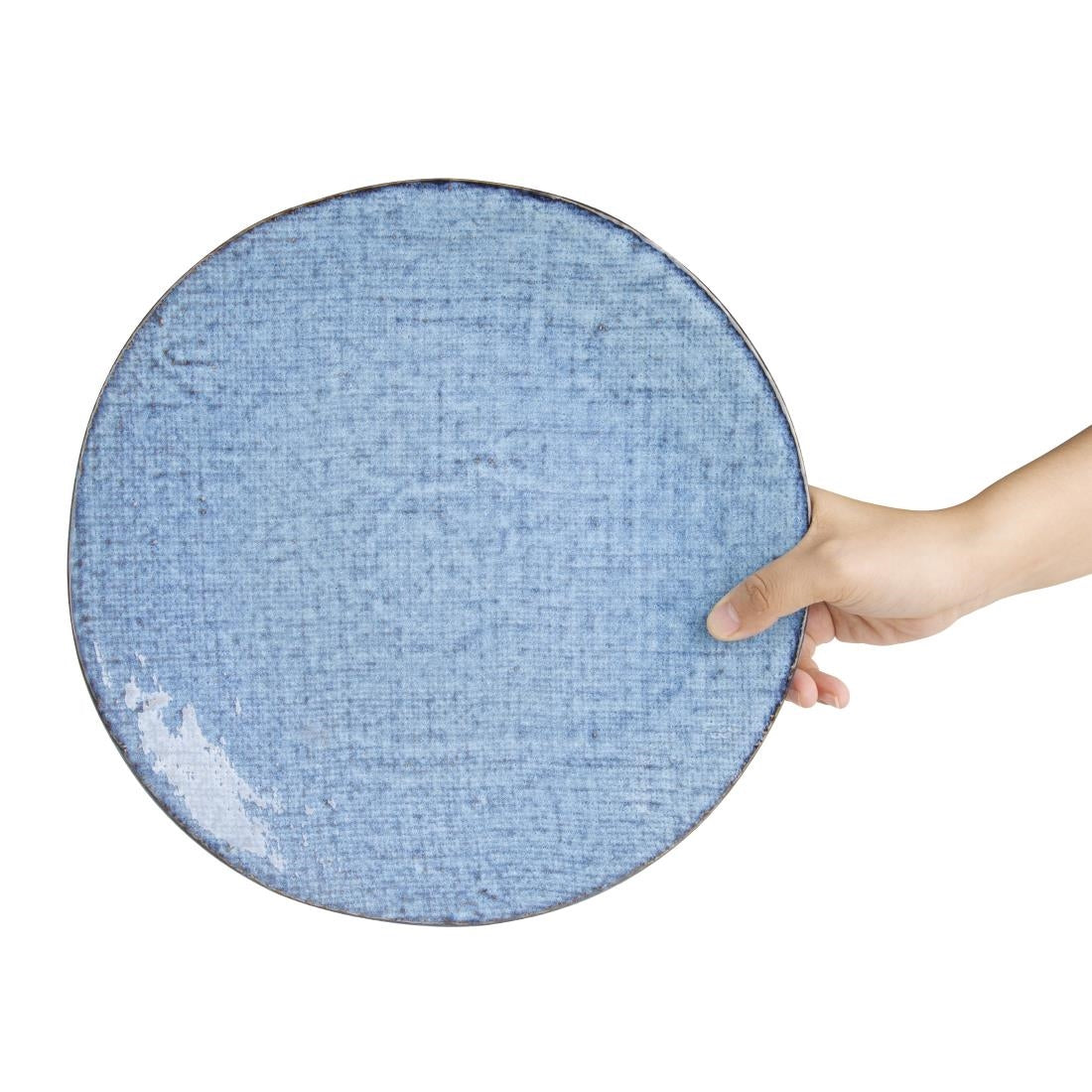 Olympia Denim Coupe Plates Blue 285mm (4 Pack)