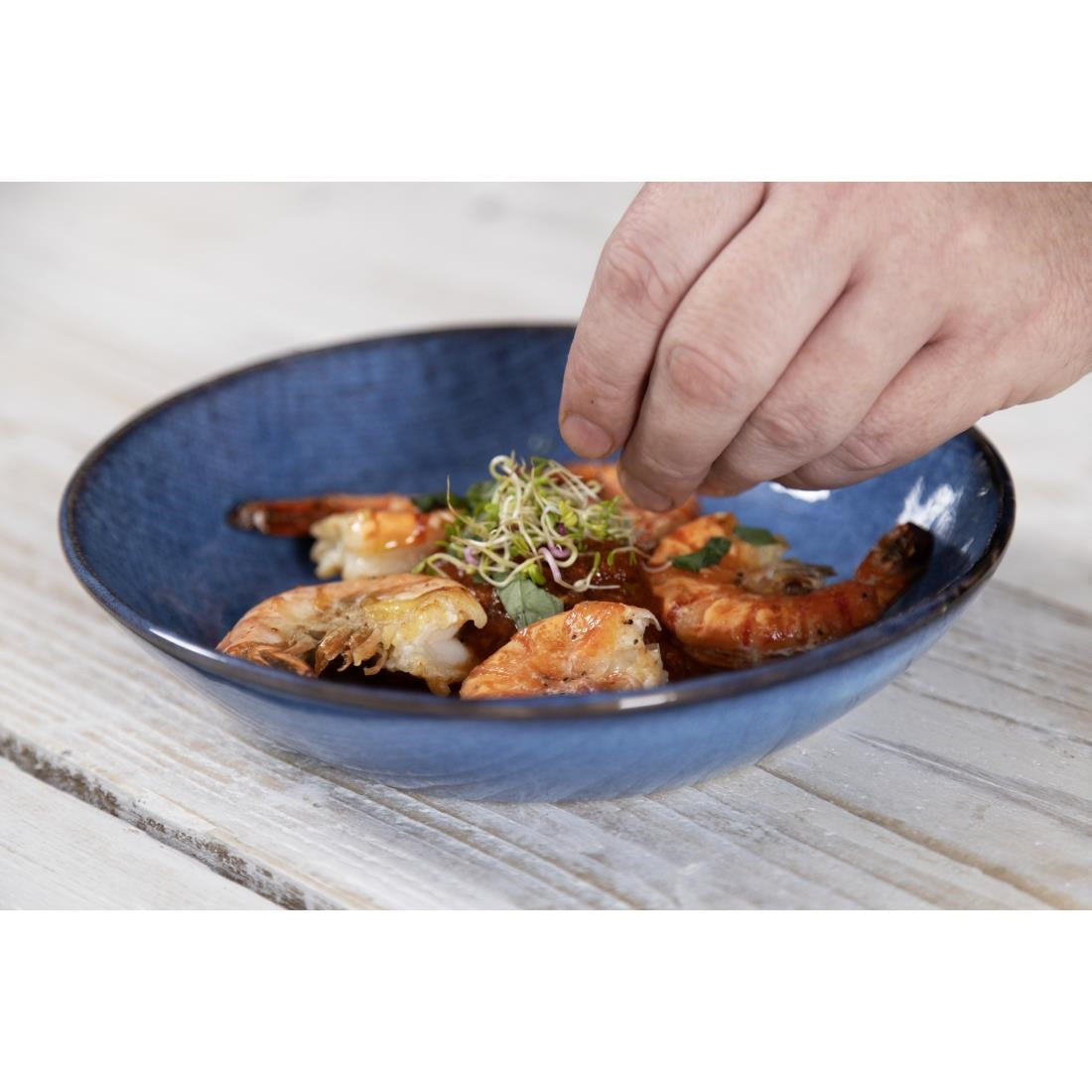 Olympia Denim Coupe Bowls Blue 160mm (6 Pack)