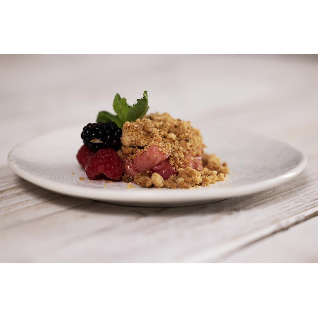 Olympia Denim Coupe Plates White 230mm (6 Pack)