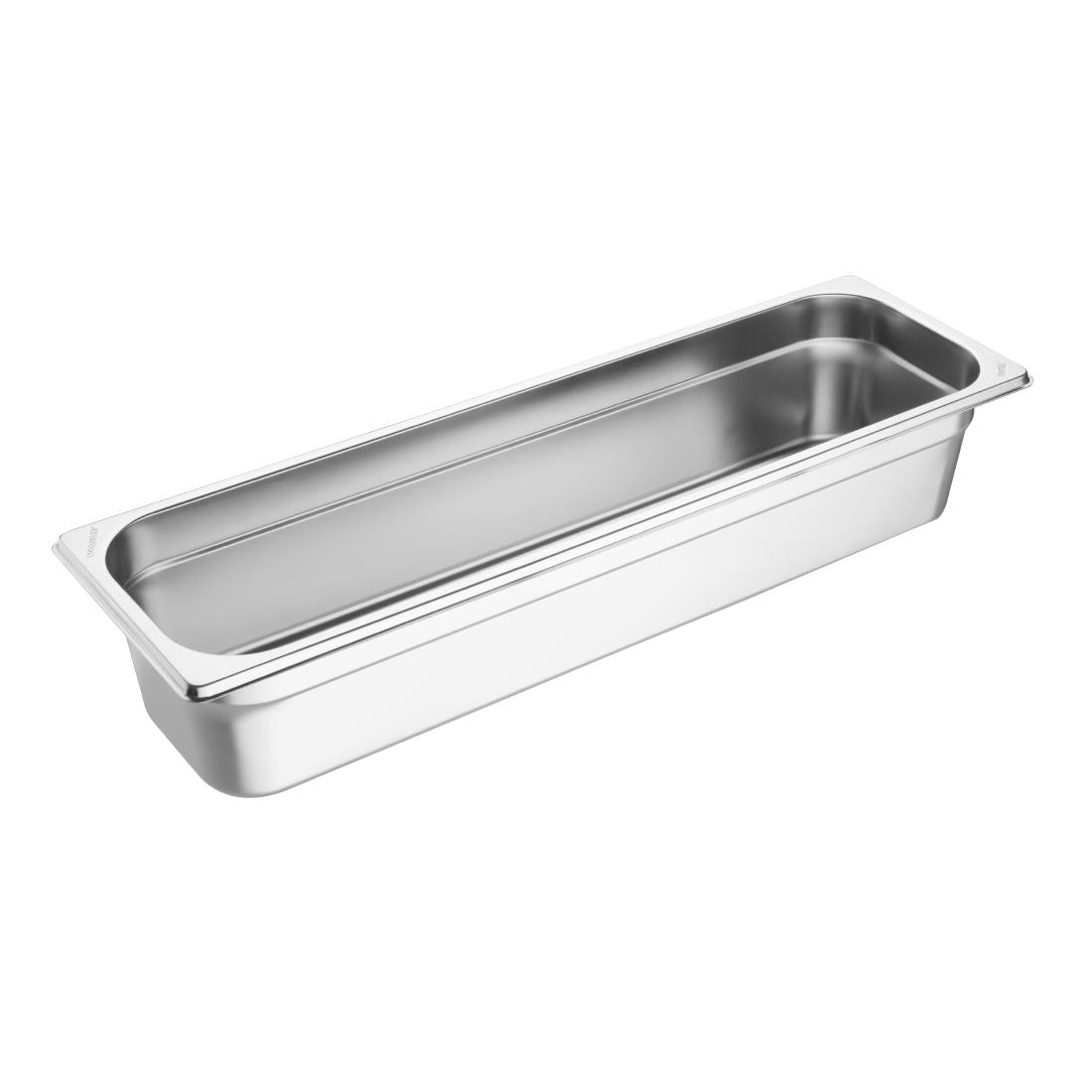 Vogue Stainless Steel 2/4 Gastronorm Tray 100mm