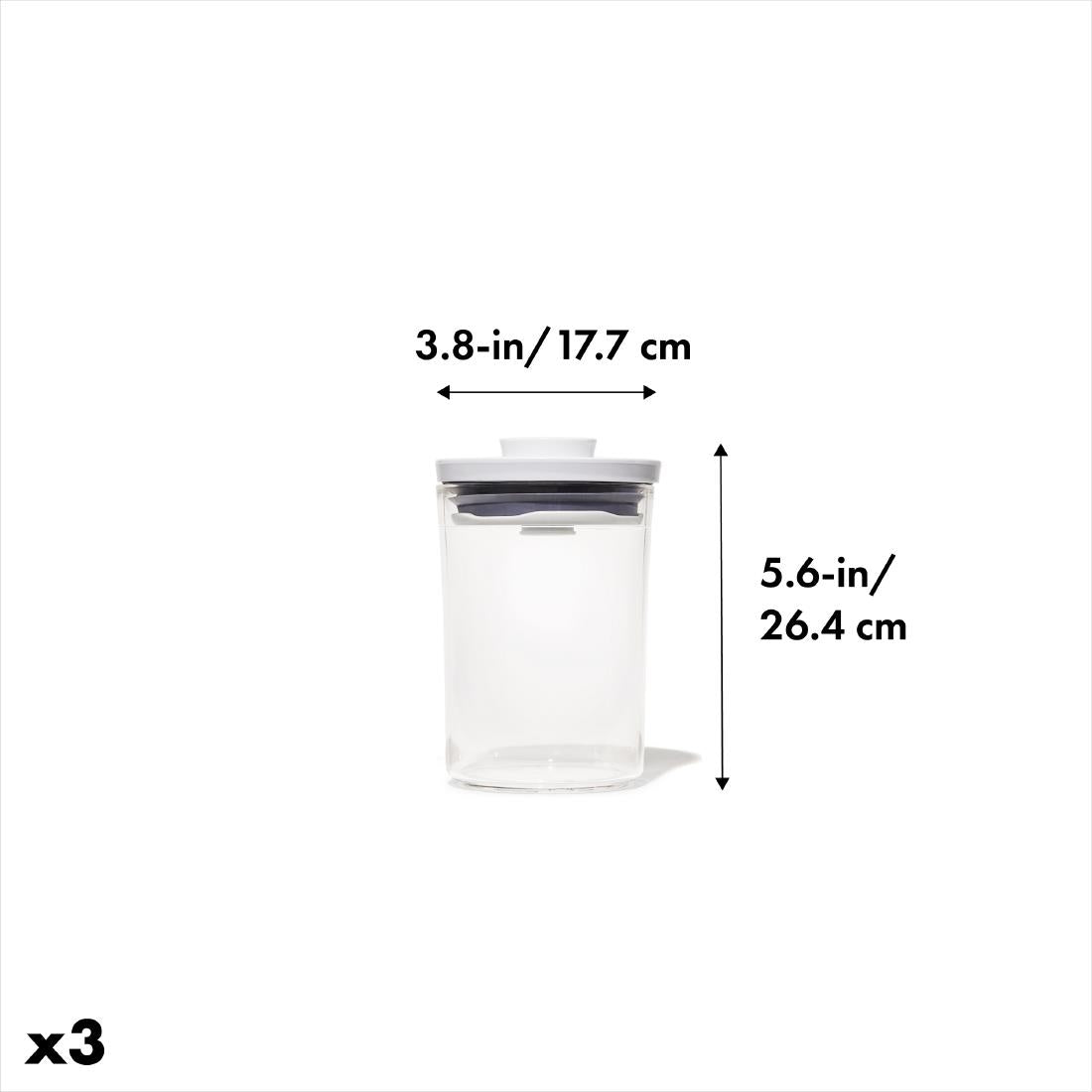 OXO Good Grips Mini Round POP Containers (3 pack)