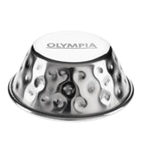 Olympia Hammered Stainless Steel Sauce Cups 45ml (12 pack)