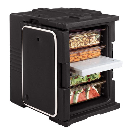 Cambro Insulated Front Load Camcart Black 4x 1/1GN