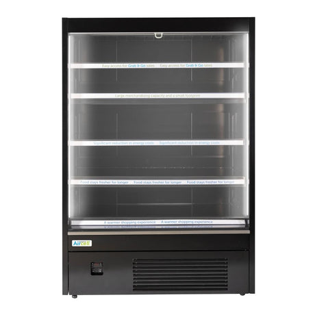 Adande Bora Multideck Display Fridge Black