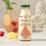 Folkington's Juices Pink Lemonade Glass Bottle 250ml (12 Pack)