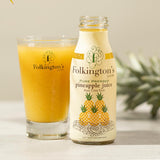 Folkington's Juices Pineapple Glass Bottle 250ml (12 Pack)