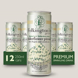 Folkington's Sparkling Drinks Elderflower Can 250ml (12 pack)